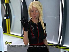 Blonde virgin catches me with step sister in space adventure 84