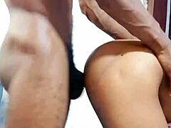 little african teen lets me pound her ass doggy style