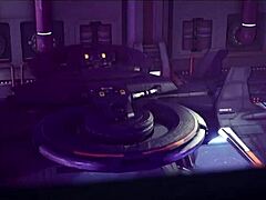 Hot Robot Slut Sucks Dick In Space