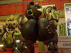 这个狂野3D Overwatch Orisa合集怎么回事？