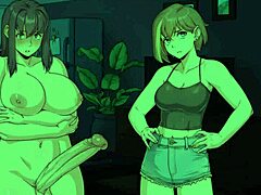 Chloe watches Amy MASTURBATE and JERKS her FUTA COCK - Benefitship