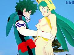 Shino Sosaki and Izuku Midoriya get wild in My Hero Academia hentai.