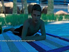 Blonde Teen Wife and Stepmother in Wild Cartoon Action Scene