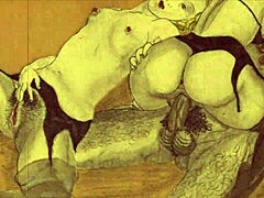Vintage erotic illustration collection