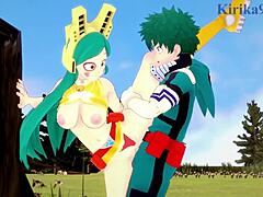 Shino Sosaki and Izuku Midoriya get wild in My Hero Academia hentai.