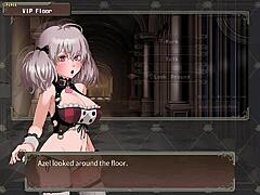 Azel the branded adventurer turns prostitute in Lewdcrest hentai. 😈