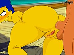 Marge Simpsons in Wild 2025 Porn with Curvy Femdom Action