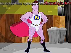 Bold Gay Hero With Giant Ass In Intense Action