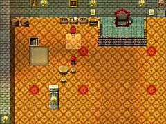 harem in another world hentai game exposes her pussy during gym workout.