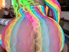 Ebony Cosplay Babe Moee Baby Twerking Big Ass For Days With Gibby The Clown