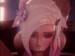 英雄联盟SFM合集：史诗3D卡通Hentai动作