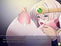 horny heroine ingrid plays with huge tits in ep 2