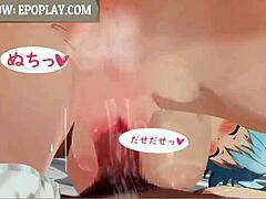 Aqua无用女神口爆大奶操骚逼满足欲望！