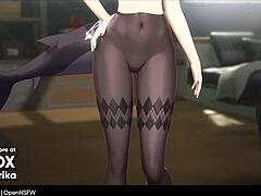 Ellen Joe in Anime Hentai Adventure