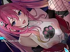 Sexy hentai girl bent over in doggystyle creampie!