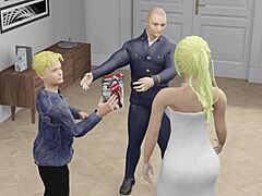 maya becomes the sexiest reason for a wild 3d anime threesome in lingerie