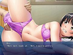 mob-like plain girl turns into wild pervert with bound fingering game