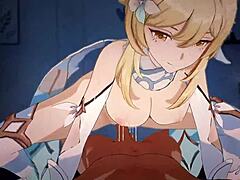 原神女上位猛骑在MMD中