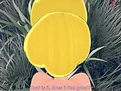 Tinker Bell All Grown Up Gets Nailed in Forest While Fairy Watches