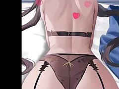 Anime Characters Engage in Intense Scenes