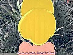 Tinker Bell All Grown Up Gets Nailed in Forest While Fairy Watches