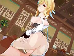 原神女上位猛骑在MMD中