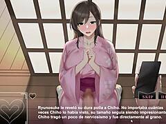 Hentai game ntraholic fucks his wife in front of him and takes her to thermal onsen for more fucking part 8