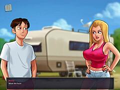 Summertime Saga 105: Busty Brunette Milf in Erotic Hentai Game with Big Ass and Tits Action