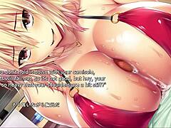 Tenioha Feat Ikumi - Ikumi Route Part 3 - Banging Fat Tits in Wild Hentai Action