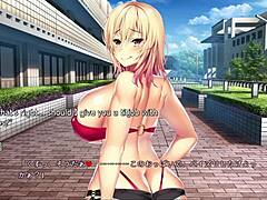 Tenioha Feat Ikumi - Ikumi Route Part 3 - Banging Fat Tits in Wild Hentai Action