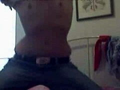 Wet webcam strip with teasing dildo action