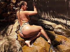 Pig-Tails Richelle Ryan Rides Rome Major's Monster Cock