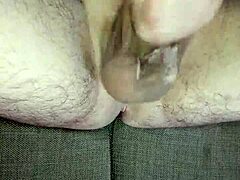 Masturbating Huge Uncircumcised European Cock