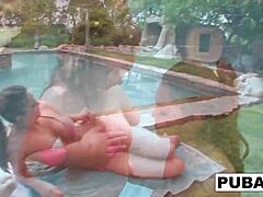 Natasha and Alison Tyler lick and finger each other’s pussies. These brunette babes go wild in nude action.