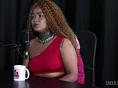 black duquesa swings with tifany rocha in sheer red compilation