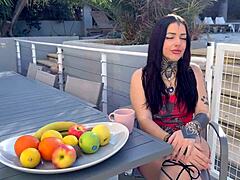 laeticia, the sexy french milf with tattoos, wants your cock?