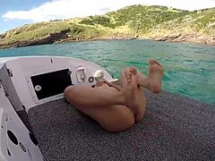 Small-boobed MILF gets tight pussy fucked and creampied