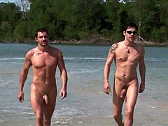 Hey, see Brazilian Barbie Banks take double penetration in water