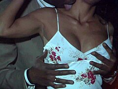 Milf Gets Nailed Hard Outdoor Under Night Sky.