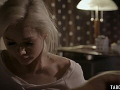 Foster Couple Seduces Shy Blonde Teenie for Hardcore Action