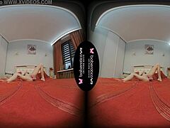 Atisha masturbates solo in VR