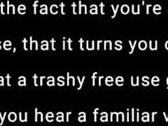 F4M Erotic Audio: Bound Loser In Rough BDSM Gloryhole Roleplay With Humiliation And Ass To Mouth