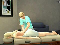 Extra Special Nuru Massage for Hot Blonde in Sims 4 3D Animation