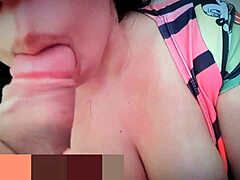 Naughty girl lures guy for public blowjob in abandoned building spot