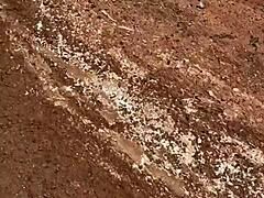 Brazilian Teen Fucked by Black Worker Outdoors