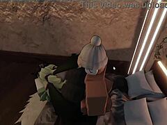 Hot Girl Screwed Through Ripped Jeans! Insane!