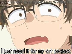 Yo, tricked into this footjob art in class! Crazy, right? 😜