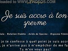 I'm addicted to your cum - French audio jerk off instructions