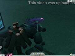 Futa whores dominate Sims 4 tropical island with anal surprises.