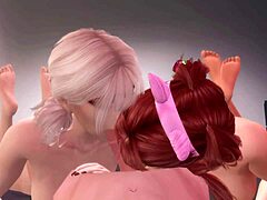 Two students clash over classmate in wild FFM threesome!